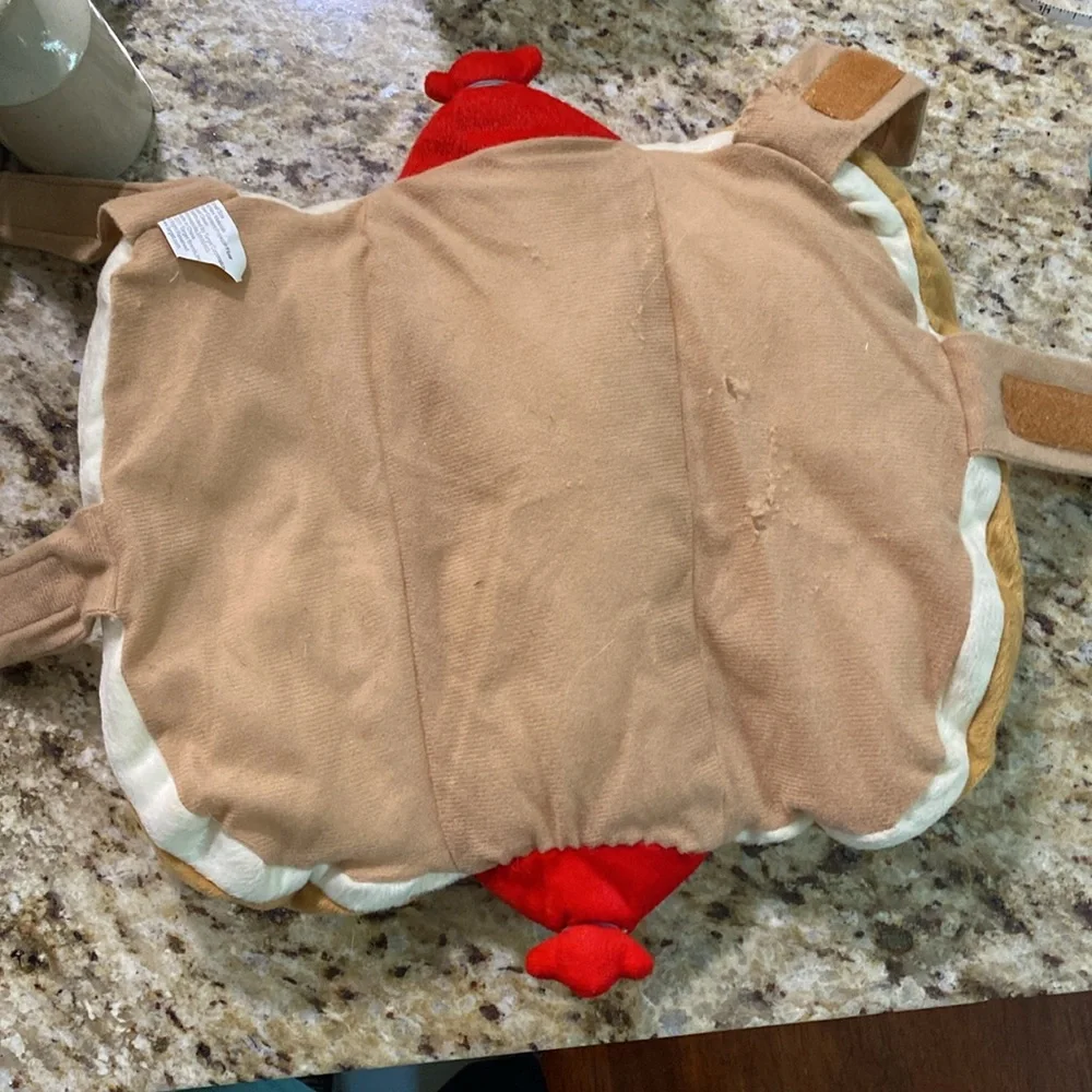 Small Halloween Dog Cat Costume Hot Dog